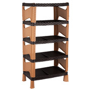 Етажерка 4-х ярусна 0733 Роттанг Гелаксі Brown Violet House