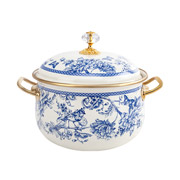 Каструля емальована із кришкою 3,8 л 20 см Butterfly Elmani