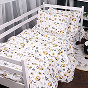 Підліткова постільна білизна 014 Lion фланель MirSon