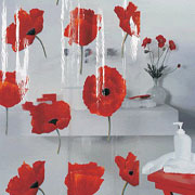 Шторка для ванной Spirella Poppy pvc
