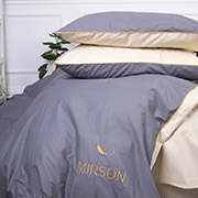 Постільна білизна Corner Marco 12-0712+16-5803 ranforce-elite MirSon з вишивкою