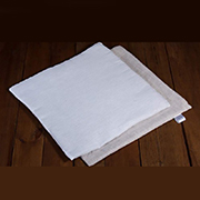 Подушка лляна в коляску Lintex чохол білий бавовна