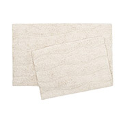 Набір килимків у ванну кімнату Melba Shalla ekru молочний