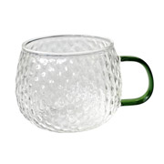 Кружка скляна Драго 430 мл Olens 8030-263 зелена 