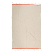 Рушник пляжний Pestemal Basak Barine Beige Orange бежево-помаранчевий