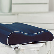 Подушка ортопедична Wave Perforated 6027 Noble stripe Blue sea MirSon