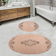 Набор ковриков в ванную комнату Nice cappuccino Diva с гипюром