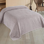 Махрове простирадло Фламінго беж Uniko Crown Home