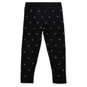 Лосини для дівчинки Серця Art Knit чорний