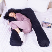 Подушка для вагітних та відпочинку U-подібна 8029 Delicate Satin Classic MirSon