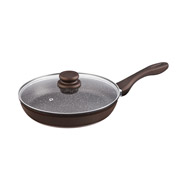 Сковорода з кришкою 24 см Chocolate Line Lessner 88364-24