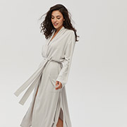 Халат жіночий Affi Grey тенсел Lotus Home