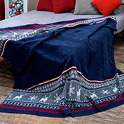 Плед Зимовий вечір 500501 велсофт Selena