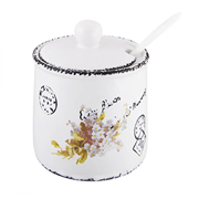 Цукорниця з ложкою Незабудка MAESTRO MR. 20049-09