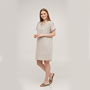 Сукня коротка Linen SoundSleep натуральна