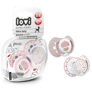 Пустушка силіконова динамічна 3-6 м-ців 2 шт. LOVI