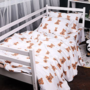 Підліткова постільна білизна 017 Teddy фланель MirSon