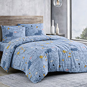 Підліткова постільна білизна Cute Kittens SoundSleep блакитна