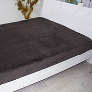 Простирадло на гумці Велюр Winter Frost 28-0003 Brown Velvet MirSon