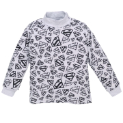 Гольф для хлопчика Татошка 0215202срм рібана сірий меланж