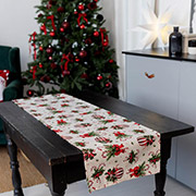 Доріжка новорічна Stripe Balls Прованс