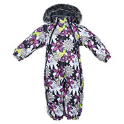 Дитячий зимовий термокомбінезон ORION Huppa 36300030 чорний з принтом