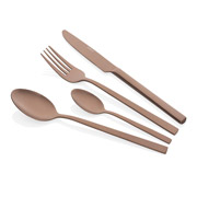 Набір столових приборів 4 предмети Black Mars Favola Ardesto AR0704FSC мідний