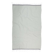 Рушник пляжний Pestemal Basak Barine Light Grey сірий