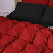 Підковдра дитяча 002-009 Black Red фланель MirSon