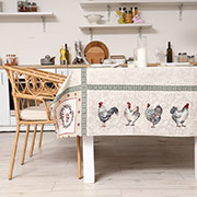 Скатертина гобеленова Курочки Прованс