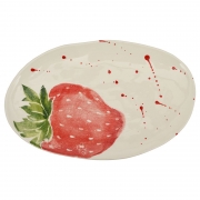 Блюдо овальне 32х21см Фруктовий коктейль Villa Grazia ST1921-2FRS