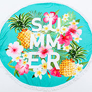 Пляжний рушник 5055 Summer Time Garden stuff MirSon