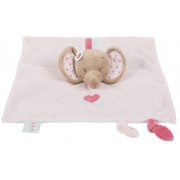 М'яка іграшка-лялька слоник Розі Nattou 655125