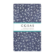 Простынь на резинке в детскую кроватку Blue Flowers Cosas ранфорс