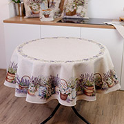 Скатертина кругла гобеленова Provence Прованс