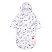 Конверт зимовий для малюків КВ42 Бембі 1W1-біло-сірий