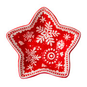 Блюдо порцелянове 17.5х17.5х4.5 см Snowflake Lefard 824-007