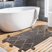 Коврик в ванную комнату Agnes Irya gri серый