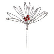 Декор 60 см Серебряный цветок YES! Fun 974725