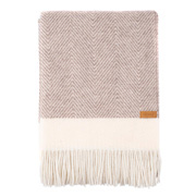 Плед вовняний Ardesto Leonardo Bianco тауп