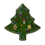 Блюдо порцелянове 18 см Green Christmas Lefard 922-072