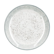 Тарілка десертна 19 см Siena Ardesto AR2919SW біло-сіра