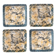 Набір десертних тарілок 15х15 см 4 предмети Щедрий урожай Certified International 12536-set