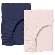 Набір простирадлом на гумці Dark Blue / Pudra Cosas