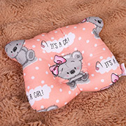 Подушка дитяча антиалергенна Ведмедик Kids Time 20-0028 Little girl Teddy EcoSilk MirSon