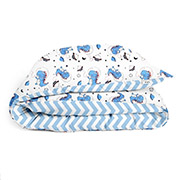 Дитяча підковдра Dino in space ранфорс Cosas