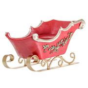 Фігурка декоративна 30х16х16см Сани Lefard 191-046