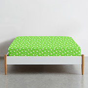 Простирадло на гумці Lime Starfall ранфорс Cosas висота 30 см