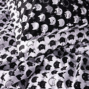 Наволочка 17-0673 Monochrome Meows бязь MirSon