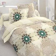 Постільна білизна 40-1148 Green бязь-gold Nostra